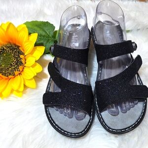 Alegria black Glitteroti sandals